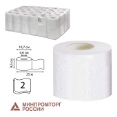 Бумага туалетная 25 м, VEIRO Professional (Система T4), КОМПЛЕКТ 48 шт., Comfort, 2-слойная, T207 за 1&nbsp;899 ₽. Туалетная бумага профессиональная.  Доставка по РФ. Без переплат!