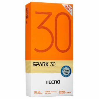 Смартфон TECNO SPARK 30, 2 SIM, 6,78", 4G, 64/13 Мп, 8/128, чёрный, пластик, TCN-KL6.8.128.BK, TCNKL6.8.128.BK за 21 693 ₽. Смартфоны. Доставка по России. Без переплат!
