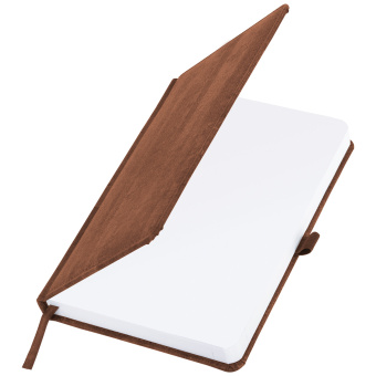 Ежедневник недатированный А5 (138x213 мм) BRAUBERG "Wood", кожзам, резинка, 136 л., коричневый, 111676 за 652 ₽. Ежедневники с покрытием "под кожу и ткань". Доставка по России. Без переплат!