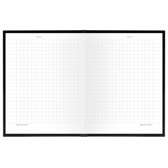 Блокнот МАЛЫЙ ФОРМАТ 110х147 мм, А6, 80 л., твердый, клетка, BRAUBERG "Minimal", черный, 116444 за 93 ₽. Блокноты в книжном переплете. Доставка по России. Без переплат!