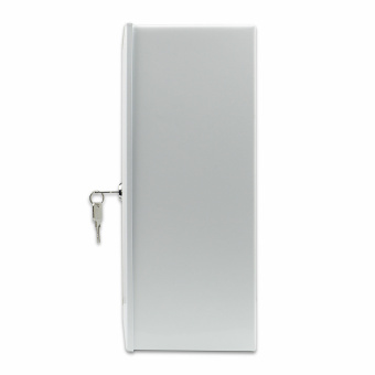 Шкафчик-аптечка металлический "Призма", навесной, 2 полки, ключевой замок, 330x280x140 мм за 3&nbsp;097 ₽. Шкафчики-аптечки. Доставка по России. Без переплат!