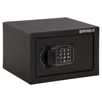 Сейф мебельный BRABIX "SF-170EL", 170х260х230 мм, электронный замок, черный, 291143, S103BR210614 за 5&nbsp;373 ₽. Сейфы мебельные, офисные. Доставка по России. Без переплат!