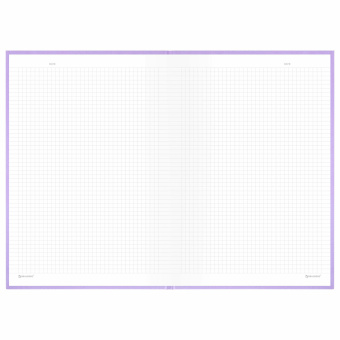 Блокнот БОЛЬШОЙ ФОРМАТ 200х290 мм, А4, 80 л., твердый, клетка, BRAUBERG "Minimal", сиреневый, 116434 за 303 ₽. Блокноты в книжном переплете. Доставка по России. Без переплат!