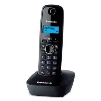 Радиотелефон PANASONIC KX-TG1611RUH, память 50 номеров, АОН, повтор, часы/будильник, серый за 5 487 ₽. Радиотелефоны. Доставка по России. Без переплат!