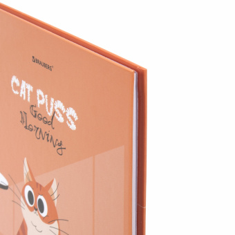 Дневник 1-11 класс 40 л., твердый, BRAUBERG, глянцевая ламинация, "Cute cat", 106852 за 48 ₽. Дневники универсальные. Доставка по России. Без переплат!