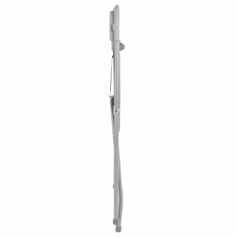 Стул складной BRABIX "Golf CF-002", серый каркас, пластик серый, 531564 за 2&nbsp;149 ₽. Стулья для персонала и посетителей. Доставка по России. Без переплат!