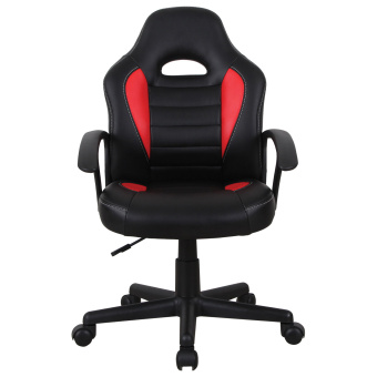 Кресло компьютерное BRABIX "Spark GM-201", экокожа, черное/красное, 532503 за 7&nbsp;201 ₽. Кресла игровые. Доставка по России. Без переплат!