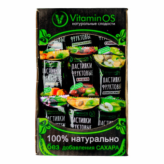 Пастила VITAMINOS фруктовое ассорти (яблоко, абрикос, слива, вишня, лимон), 400 г за 465 ₽. Зефир, мармелад, пастила, шербет, нуга. Доставка по России. Без переплат!