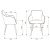 Кресло CH-380F, на ножках, ткань, темно-серое, 1611134 за 11 525 ₽. Стулья в стиле "Loft". Доставка по России. Без переплат!