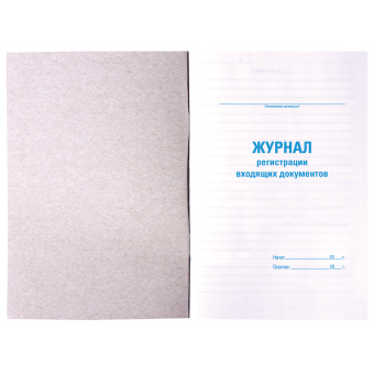 Журнал регистрации входящих документов, 48 л., картон, блок офсет, А4 (200х290 мм), STAFF, 130084 за 83 ₽. Журналы регистрации. Доставка по России. Без переплат!