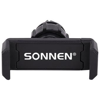 Держатель для телефона в авто на решетку вентиляции SONNEN, зажим до 85 мм, вращение 360°, 354922 за 178 ₽. Держатели для телефонов. Доставка по России. Без переплат!