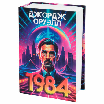 Сейф-книга "1984", 55х115х180 мм, кодовый замок, BRAUBERG, 291355 за 958 ₽. Сейф-книги. Доставка по России. Без переплат!