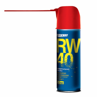 Смазка универсальная RW-40 (аналог WD-40) 450 мл, аэрозоль с распылителем, RUNWAY RW604, RW6045 за 578 ₽. Смазочные материалы. Доставка по России. Без переплат!