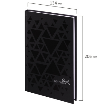 Блокнот А5 134х206 мм, 80 л., твердый, клетка, выборочный лак, STAFF, "Triangles", 114421 за 158 ₽. Блокноты в книжном переплете. Доставка по России. Без переплат!