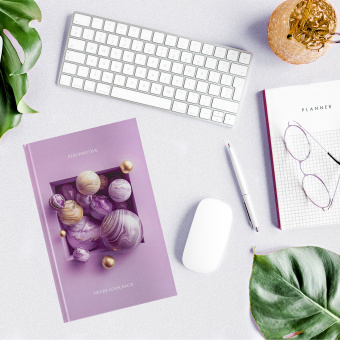 Блокнот А5 (134х206 мм), 80 л., твёрдый, клетка, STAFF, "Мрамор", 114415 за 149 ₽. Блокноты в книжном переплете. Доставка по России. Без переплат!