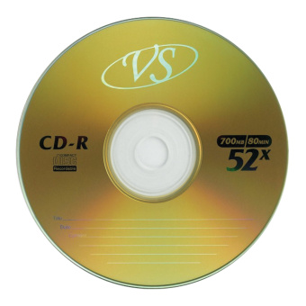 Диск CD-R VS, 700 Mb, 52х, бумажный конверт (1 штука) за 40 ₽. Диски CD, DVD, BD (Blu-ray). Доставка по России. Без переплат!