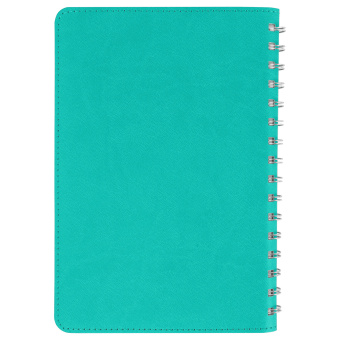 Бизнес-тетрадь на гребне А5 148x218 мм, BRAUBERG "Office PRO", под кожу, клетка, 80 л., бирюзовая, 111043 за 280 ₽. Бизнес-блокноты и бизнес-тетради. Доставка по России. Без переплат!