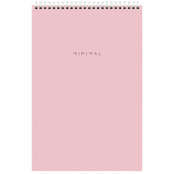 Блокнот БОЛЬШОЙ ФОРМАТ А4 198х297 мм, 80 л., гребень, подложка, клетка, BRAUBERG "Minimal Pastel", 116425 за 150 ₽. Блокноты. Доставка по России. Без переплат!