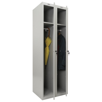 Шкаф металлический для одежды BRABIX "LK 21-80", УСИЛЕННЫЙ, 2 секции, 1830х800х500 мм, 37 кг, 291129, S230BR406102 за 17&nbsp;251 ₽. Шкафы для одежды. Доставка по России. Без переплат!