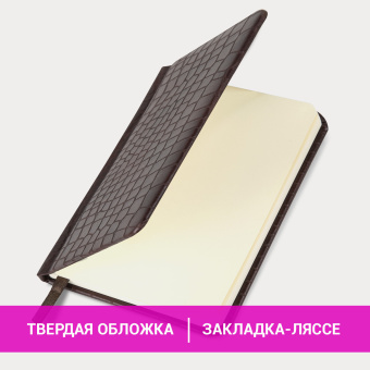 Еженедельник недатированный МАЛЫЙ ФОРМАТ А6 (95х155 мм) BRAUBERG "Alligator", кожзам, 64 л., коричневый, 126183 за 300 ₽. Еженедельники. Доставка по России. Без переплат!