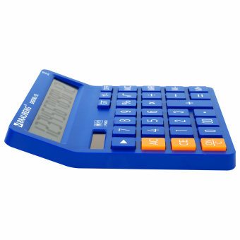 Калькулятор настольный BRAUBERG DIGITAL-12-BL (151х152 мм), 12 разрядов, двойное питание, СИНИЙ, 272969 за 636 ₽. Калькуляторы настольные. Доставка по России. Без переплат!