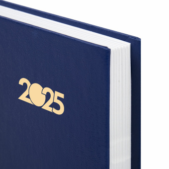 Ежедневник датированный 2025 145х215 мм, А5, STAFF, обложка бумвинил, синий, 116013 за 59 ₽. Ежедневники с твердой обложкой. Доставка по России. Без переплат!