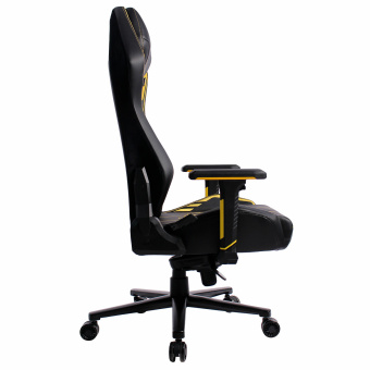 Кресло BRABIX PREMIUM "Tanos GM-180", мультиблок, 4D подлокотники, литой поролон, черное/желтое, 532953 за 30&nbsp;151 ₽. Кресла игровые. Доставка по России. Без переплат!