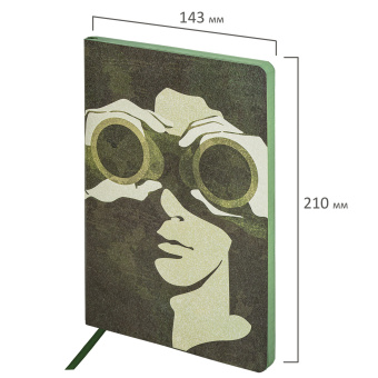 Блокнот А5 (143x210 мм), BRAUBERG VISTA "Commando", под кожу, гибкий, 80 л., 112081 за 174 ₽. Бизнес-блокноты и бизнес-тетради. Доставка по России. Без переплат!