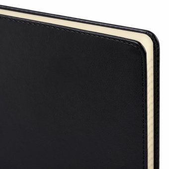 Блокнот БОЛЬШОЙ ФОРМАТ (200х252 мм) В5, BRAUBERG "Income", кожзам, 128 л., клетка, черный, 125204 за 797 ₽. Бизнес-блокноты и бизнес-тетради. Доставка по России. Без переплат!