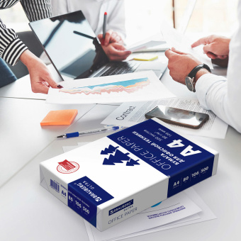 Бумага офисная А4, 80 г/м2, 500 л., марка С, белизна 146% (CIE), BRAUBERG ULTRA, 116407 за 455 ₽. Бумага белая марок А, В, С. Доставка по России. Без переплат!