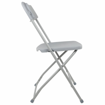 Стул складной BRABIX "Golf CF-002", серый каркас, пластик серый, 531564 за 2&nbsp;149 ₽. Стулья для персонала и посетителей. Доставка по России. Без переплат!
