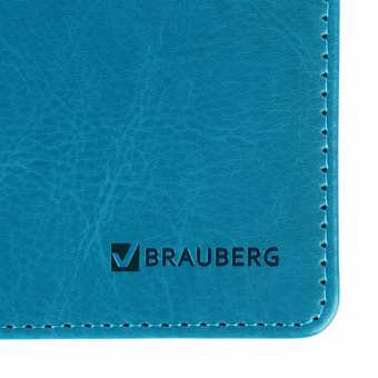 Планинг настольный недатированный (305x140 мм) BRAUBERG "Rainbow", кожзам, 60 л., бирюзовый, 111700 за 505 ₽. Планинги. Доставка по России. Без переплат!