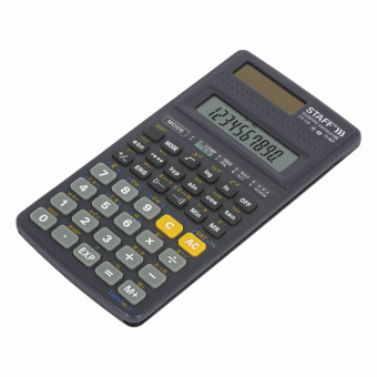 Калькулятор инженерный STAFF STF-310 (142х78 мм), 139 функций, 10+2 разрядов, двойное питание, 250279 за 1 125 ₽. Калькуляторы инженерные. Доставка по России. Без переплат!