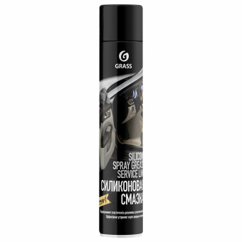 Смазка силиконовая 400 мл GRASS SILICONE, применение в офисе, быту, производстве, аэрозоль, 110206 за 500 ₽. Смазочные материалы. Доставка по России. Без переплат!