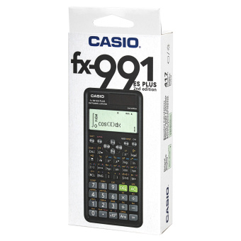 Калькулятор инженерный CASIO FX-991ES PLUS-2 (162х77 мм), 417 функций, двойное питание, сертифицирован для ЕГЭ, FX-991ESPLUS-2S за 3 863 ₽. Калькуляторы инженерные. Доставка по России. Без переплат!