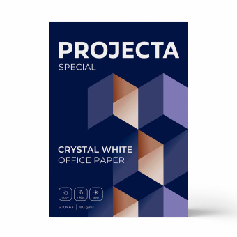 Бумага офисная БОЛЬШОГО ФОРМАТА (297х420), А3, 80 г/м2, 500 л., марка В, PROJECTA SPECIAL, Россия, 153% (CIE) за 1 093 ₽. Бумага белая марок А, В, С. Доставка по России. Без переплат!