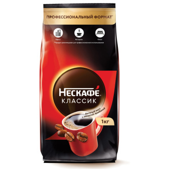 Кофе растворимый NESCAFE "Classic" 1 кг, 12458947 за 3 607 ₽. Кофе растворимый. Доставка по России. Без переплат!