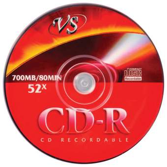 Диски CD-R VS 700 Mb 52x Cake Box (упаковка на шпиле), КОМПЛЕКТ 50 шт., VSCDRCB5001 за 1 784 ₽. Диски CD, DVD, BD (Blu-ray). Доставка по России. Без переплат!