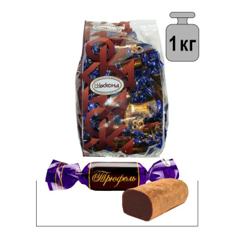 Конфеты АККОНД "Трюфель классический", 1000 г за 1 564 ₽. Конфеты фасованные. Доставка по России. Без переплат!