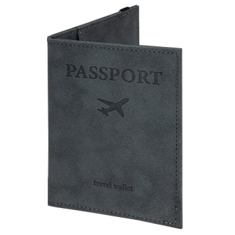Обложка для паспорта с карманами и резинкой, мягкая экокожа, "PASSPORT", серая, BRAUBERG, 238203 за 472 ₽. Обложки для паспорта. Доставка по России. Без переплат!