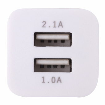 Зарядное устройство сетевое (220В) SONNEN, 2 порта USB, выходной ток 2,1 А, белое, 454797 за 374 ₽. Зарядные устройства для портативной электроники. Доставка по России. Без переплат!