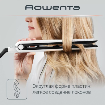 Выпрямитель для волос ROWENTA Optiliss SF3210F0, 10 режимов нагрева 130-230 °С, керамика, белый, 1830007885 за 5 224 ₽. Приборы для укладки волос. Доставка по России. Без переплат!