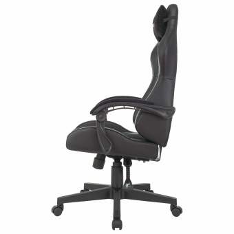 Кресло компьютерное BRABIX "Striker GM-121", синхромеханизм, 2 подушки, экокожа/велюр, черное, 532962 за 15&nbsp;140 ₽. Кресла игровые. Доставка по России. Без переплат!