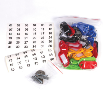 Шкафчик (Ключница) на 48 ключей BRAUBERG, 250х180х80 мм, с замком, + 48 брелоков, серый, 290338 за 1&nbsp;611 ₽. Шкафчики и панели для ключей. Доставка по России. Без переплат!