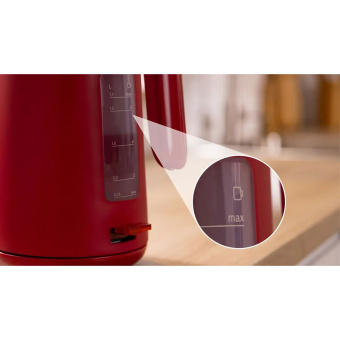 Чайник BOSCH TWK 2M164, 1,7 л, 2400 Вт, закрытый нагревательный элемент, пластик, красный за 8&nbsp;085 ₽. Чайники. Доставка по России. Без переплат!
