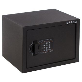 Сейф мебельный BRABIX "SF-230EL", 230х310х250 мм, электронный замок, черный, 291147, S103BR211614 за 6&nbsp;450 ₽. Сейфы мебельные, офисные. Доставка по России. Без переплат!