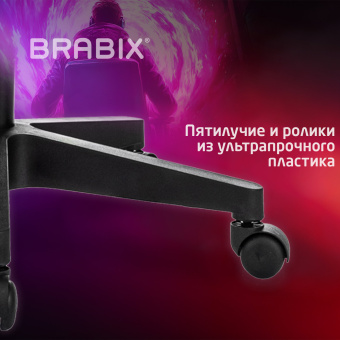 Кресло компьютерное BRABIX "Shooter GM-123", 2 подушки, ткань, серое, 533192 за 12&nbsp;606 ₽. Кресла игровые. Доставка по России. Без переплат!