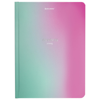 Блокнот с резинкой в клетку 96 л., А5 (145х203 мм), твердая обложка с фольгой, BRAUBERG, "Градиент", 113732 за 243 ₽. Блокноты в книжном переплете. Доставка по России. Без переплат!