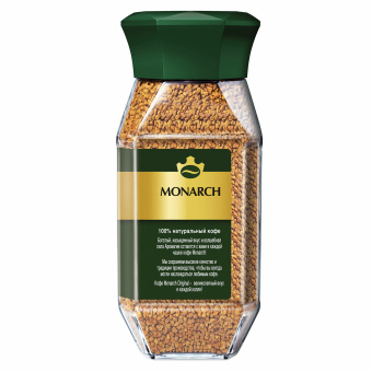 Кофе растворимый MONARCH "Original" 190 г, стеклянная банка, сублимированный, 8050934 за 1 070 ₽. Кофе растворимый. Доставка по России. Без переплат!
