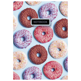 Блокнот МАЛЫЙ ФОРМАТ А6 105x152 мм, 40 л., гребень, фольга, TWIN лак, клетка, "МИКС 3" (8 видов), 099074 за 31 ₽. Блокноты. Доставка по России. Без переплат!